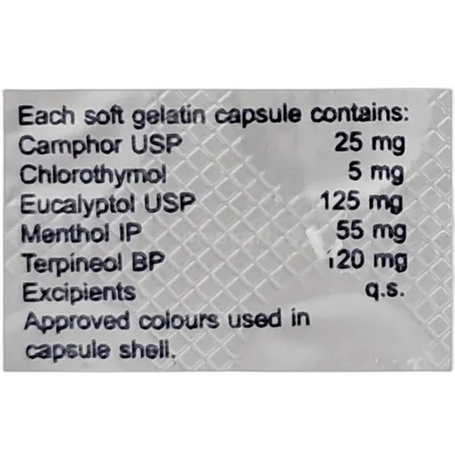 karvol plus capsule 15's